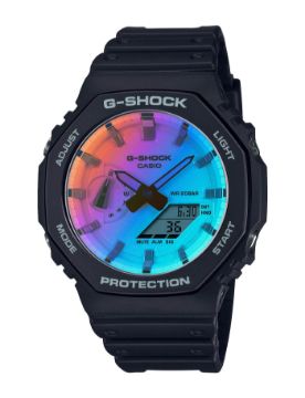 G-Shock Analog-Dijital 2100 Serisi 45,4 mm Quartz Saat GA-2100SR-1ADR