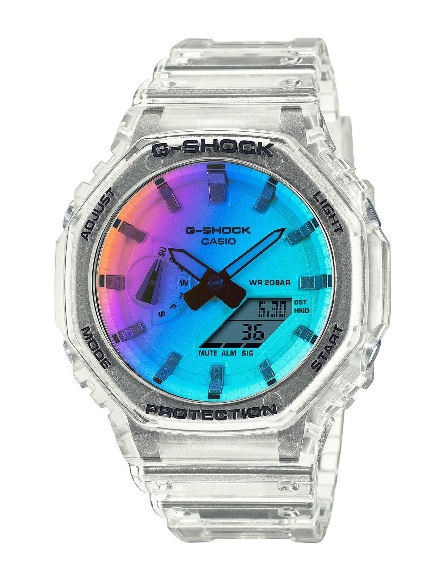 G-Shock Analog-Dijital 2100 Serisi 45,4 mm Quartz Saat GA-2100SRS-7ADR