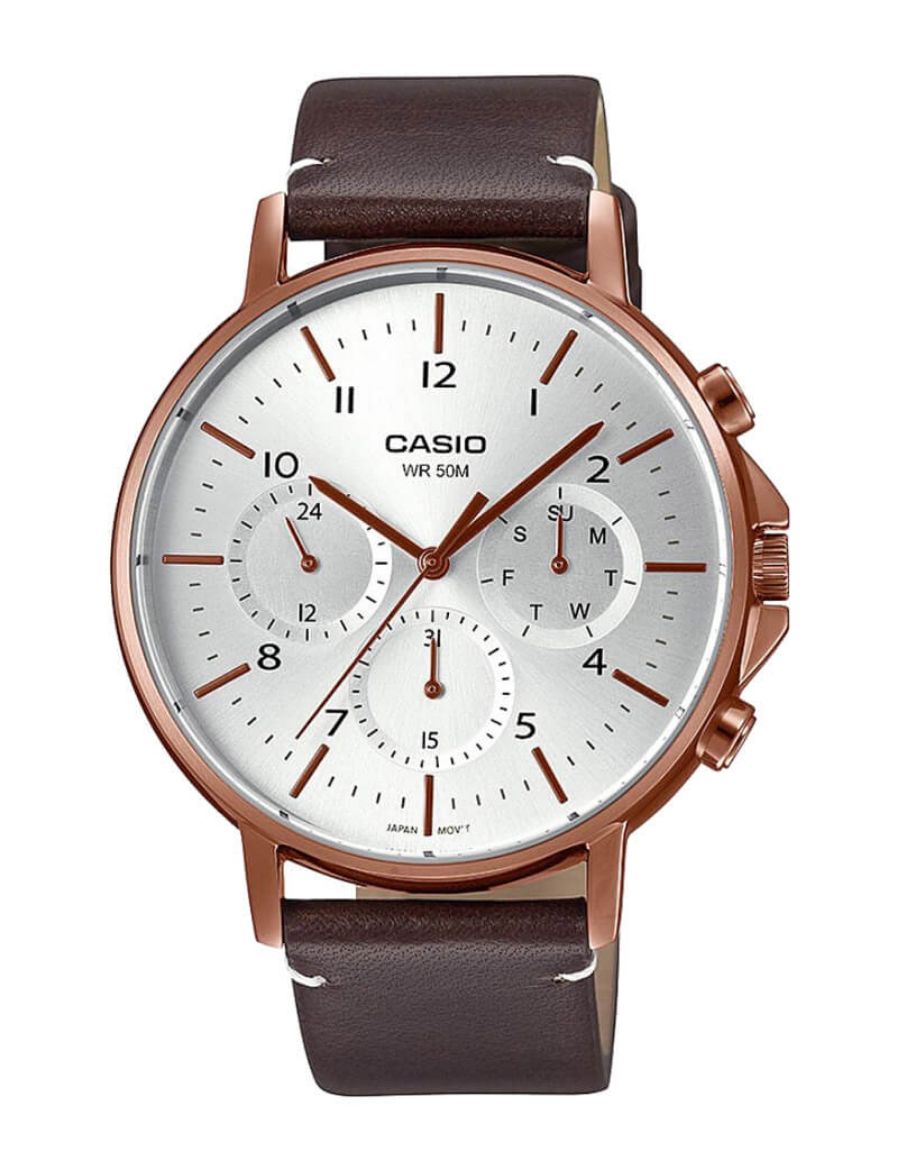 Casio Enticer Men MTP-E321 Serisi 44,7 mm Quartz Saat MTP-E321RL-5AVDF