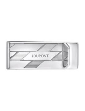 S.T. Dupont Monogram 1872 Silver Para Klipsi 3543