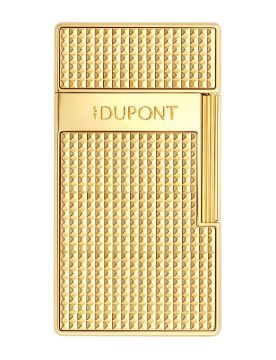 S.T. Dupont Biggy Golden Elmas Kesim Başlıklı Çakmak 25209