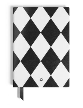 Montblanc Great Characters Homage to Queen Deri Siyah Beyaz Orta Boy Defter 134716