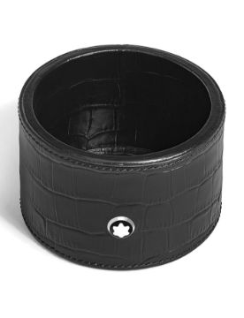 Montblanc Kroko Desen Deri Orta Boy Yuvarlak Masa Aksesuarı 135982