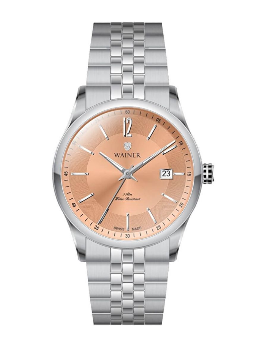 Wainer 40 mm Quartz Saat WA.19035-B