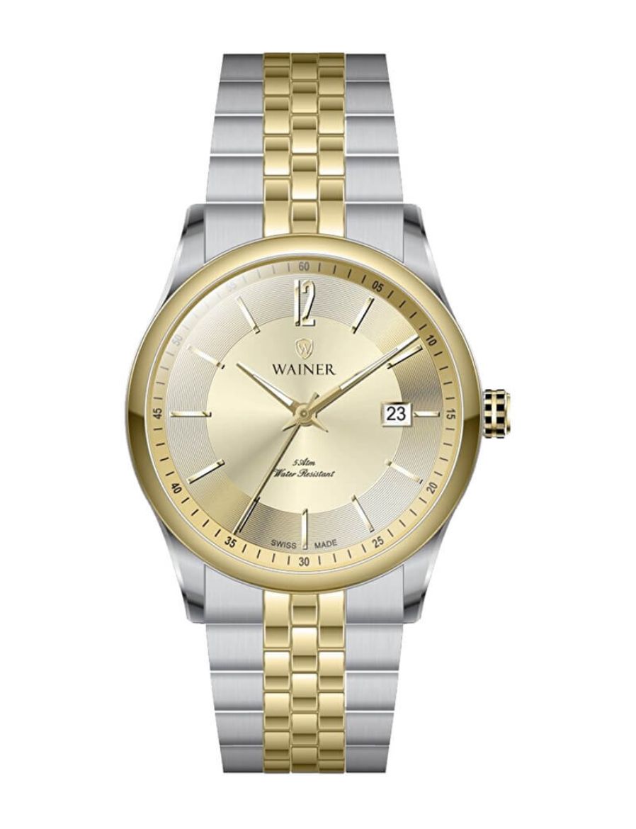 Wainer 40 mm Quartz Saat WA.19035-D