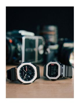 G-Shock G-Steel 2100 Serisi 44.4 mm Quartz Saat GM-2100BM-1ADR