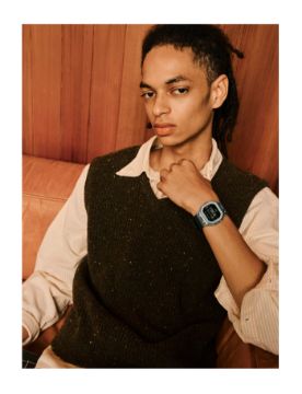 G-Shock G-Steel 5600 Serisi 43.2 mm Quartz Saat GM-5600M-1DR