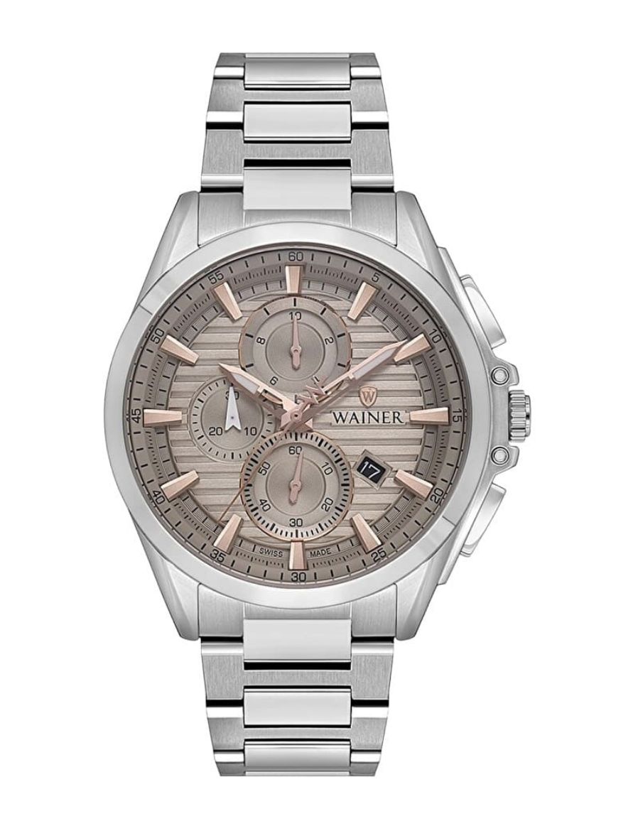 Wainer 43 mm Quartz Saat WA.19401-I