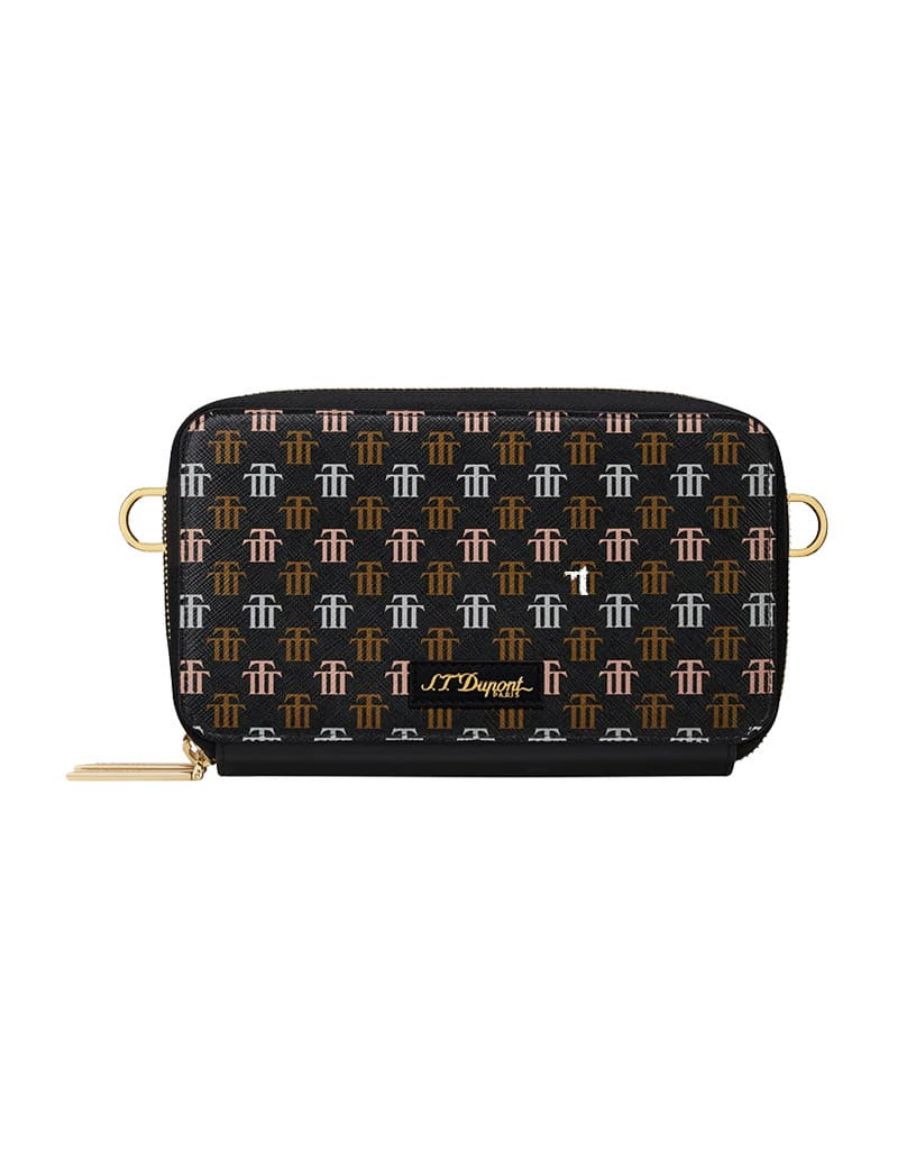 S.T. Dupont Trinidad Çapraz Askılı Deri Puro Çanta 183204