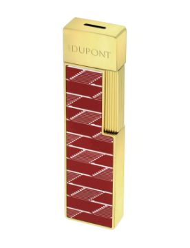 S.T. Dupont Twiggy Monogram 1872 Kırmızı Çakmak 30078