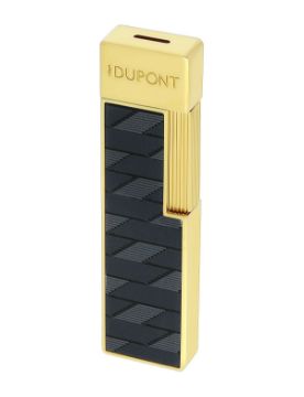 S.T. Dupont Twiggy Monogram 1872 Siyah Çakmak 30079