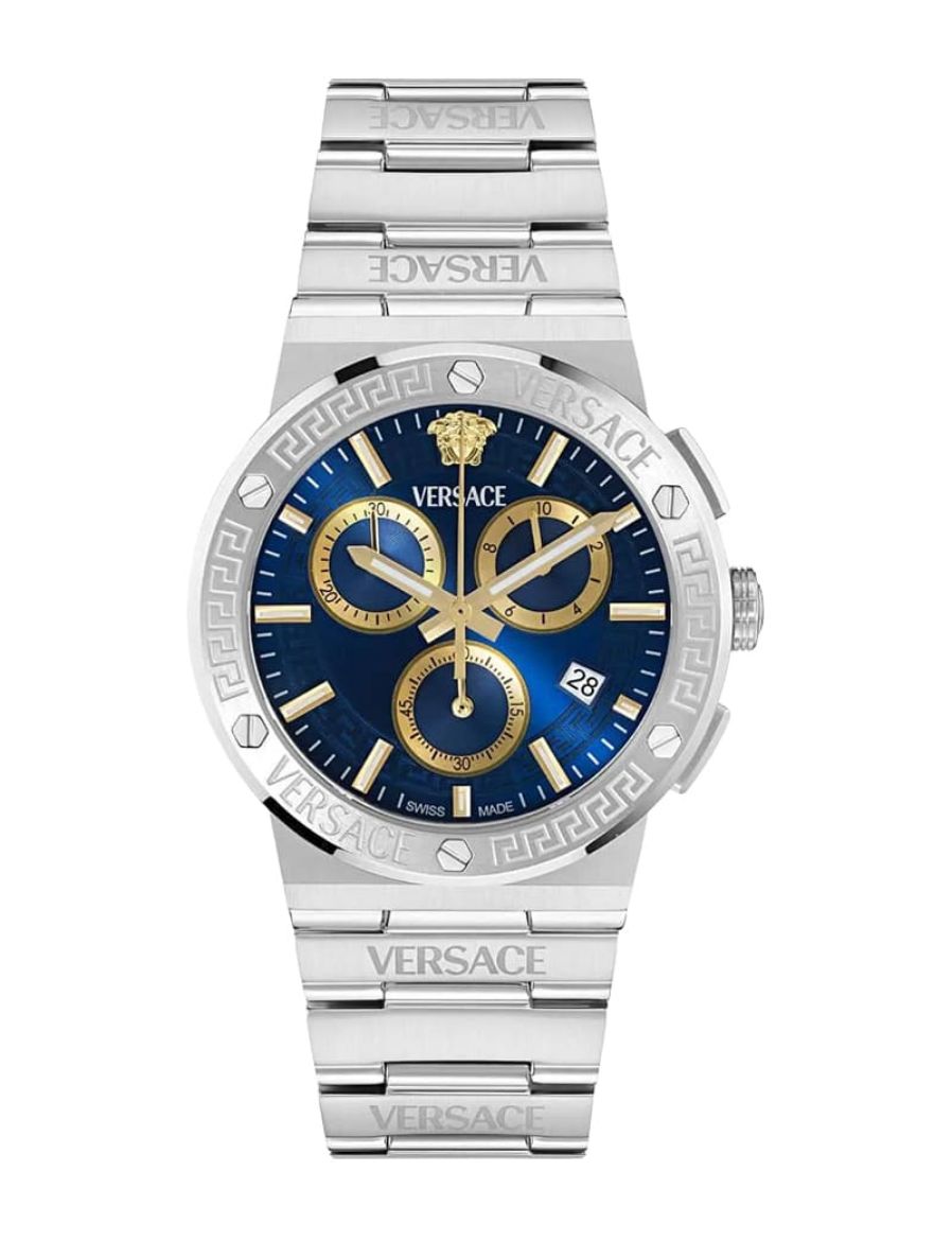 Versace Greca Logo 40 mm Quartz Saat VRSCVEKMA0225