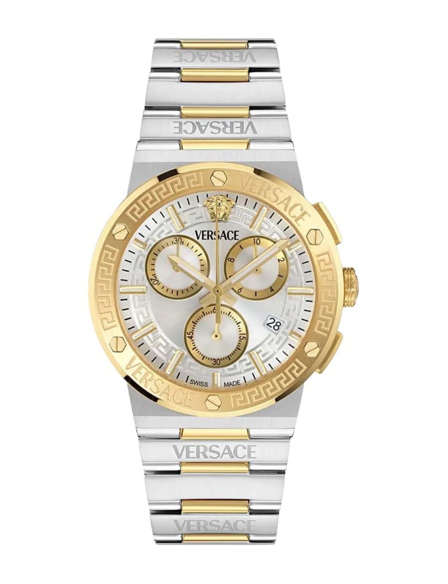 Versace Greca Logo 40 mm Quartz Saat VRSCVEKMA0525