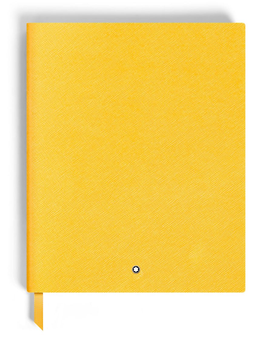 Montblanc Saffiano Deri Sarı Büyük Boy Defter 134744