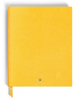Montblanc Saffiano Deri Sarı Büyük Boy Defter 134744