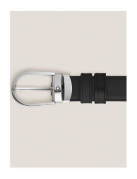 Montblanc At Nalı Tokalı 30 mm Çift Taraflı Deri Kemer 222389