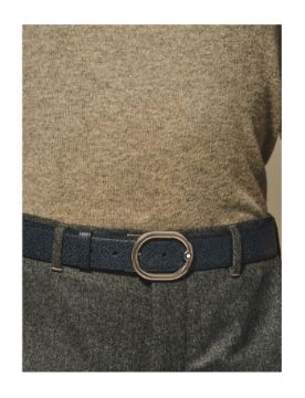 Montblanc At Nalı Tokalı 30 mm Çift Taraflı Deri Kemer 222391