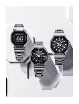 G-Shock Full Metal 2100 Series 44.4 mm Quartz Saat GM-B2100BT-1ADR