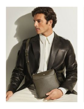 Montblanc Sartorial Deri Dikey Çapraz Çanta 221562