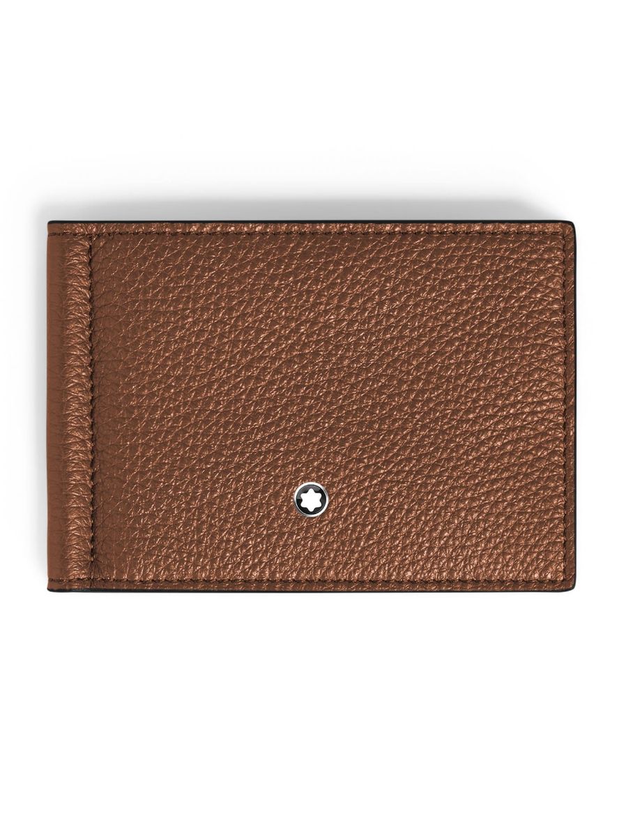 Montblanc Grain Deri Para Klipsli 6 Bölmeli Cüzdan 221400