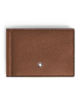 Montblanc Grain Deri Para Klipsli 6 Bölmeli Cüzdan 221400