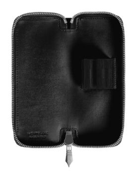 Montblanc Meisterstück Deri Fermuarlı 2'li Kalemlik 221452