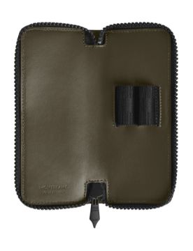 Montblanc Extreme Deri Fermuarlı 2'li Kalemlik 221458