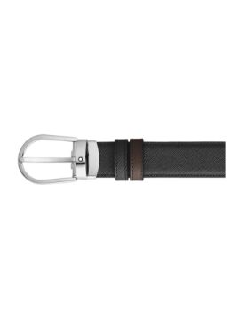 Montblanc Sartorial At Nalı Tokalı Deri 30 mm Çift Taraflı Kemer 222139