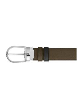 Montblanc Sartorial At Nalı Tokalı Deri 30 mm Çift Taraflı Kemer 222141