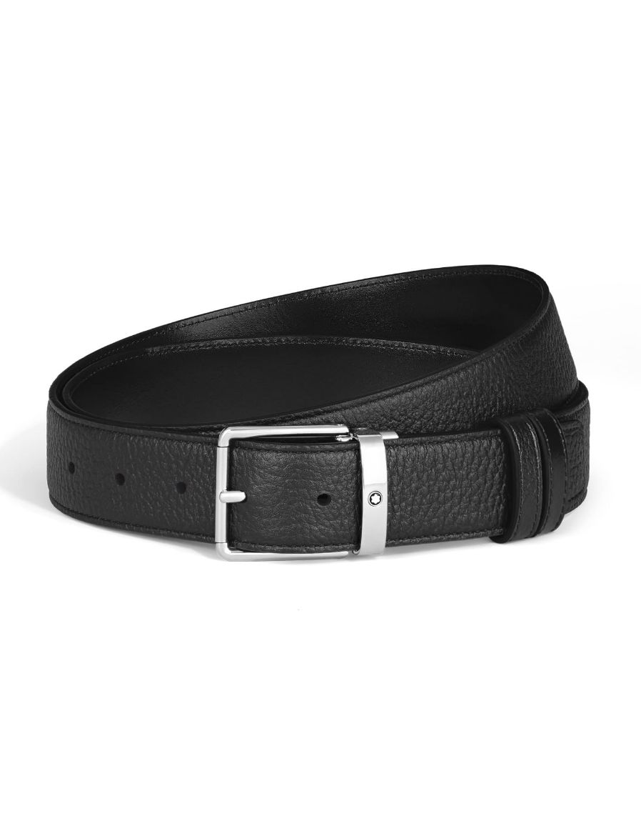 Montblanc Everyday Grain Deri 35 mm Çift Taraflı Kemer 222183