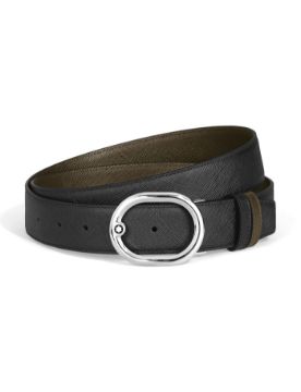 Montblanc L'Ovale Sartorial Deri 35 mm Çift Taraflı kemer 222237