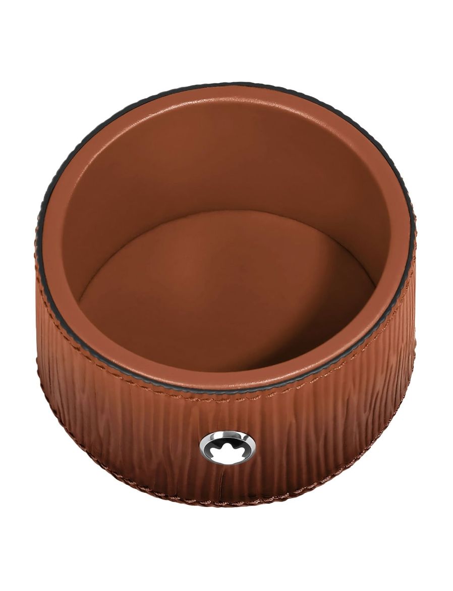 Montblanc Corteccia Sfumato Deri Küçük Boy Yuvarlak Masa Aksesuarı 136841