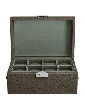 Montblanc Devekuşu Kabartmalı Deri Saat Koleksiyon Kutusu 136554