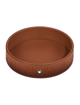 Montblanc Corteccia Sfumato Deri Büyük Yuvarlak Masa Tepsisi 136775