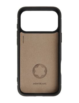 Montblanc Sartorial Deri iPhone 17 Pro Max için Telefon Kılıfı 220602