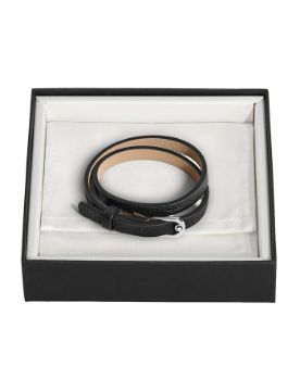 Montblanc Grain Deri At Nalı Tokalı Bileklik 136938