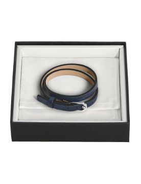 Montblanc Grain Deri At Nalı Tokalı Bileklik 136937