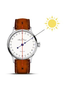 Meistersinger Enamel 24h White Limitli Üretim 40 mm Otomatik Saat ED-PM99-24HE