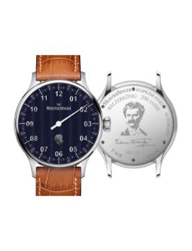 Meistersinger Johann Strauss Pangaea Dark Blue Limitli Üretim 40 mm Otomatik Saat ED-PMN-STRAUSS