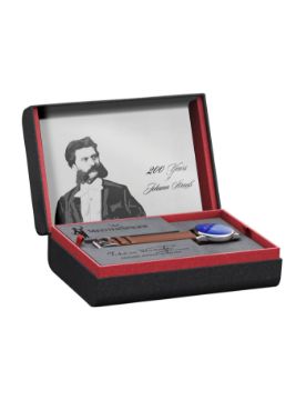 Meistersinger Johann Strauss Pangaea Dark Blue Limitli Üretim 40 mm Otomatik Saat ED-PMN-STRAUSS