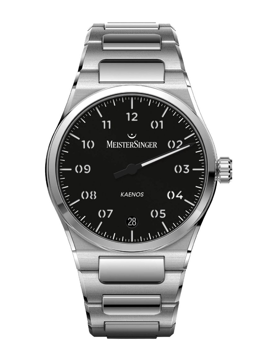 Meistersinger Kaenos Black 40 mm Otomatik Saat KS902