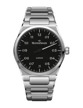 Meistersinger Kaenos Black 40 mm Otomatik Saat KS902