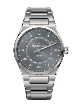 Meistersinger Kaenos Open Date Sunburst Grey 40 mm Otomatik Saat KSOD927