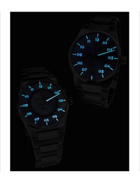 Meistersinger Kaenos Open Date Sunburst Ice Blue 40 mm Otomatik Saat KSOD914