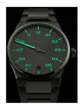 Meistersinger Kaenos Sunburst Grey 40 mm Otomatik Saat KS927