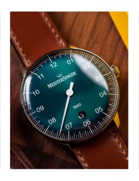 Meistersinger Neo Plus Sunburst Green Degrade 40 mm Otomatik Saat NE419D