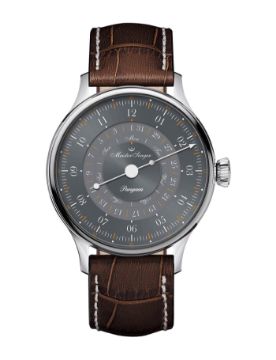 Meistersinger Pangaea Day Date 365 Grey 40 mm Otomatik Saat PDD365927