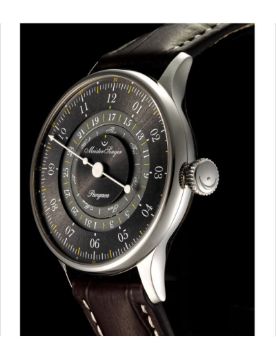 Meistersinger Pangaea Day Date 365 Grey 40 mm Otomatik Saat PDD365927