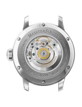 Meistersinger Stratoscope Black Sunburst Blue 43 mm Otomatik Saat ST982