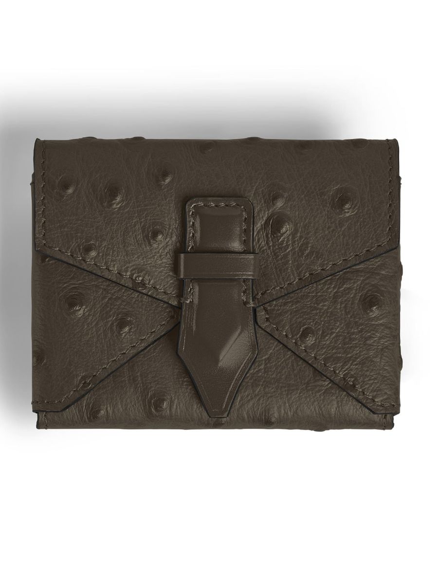 Montblanc Devekuşu Derisi Kabartmalı Saplı Kartlık 220474